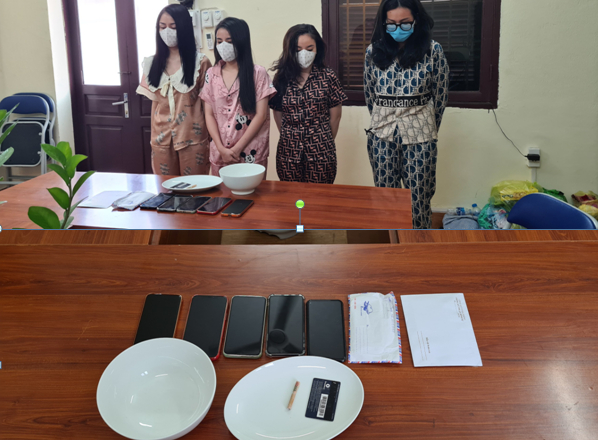 Công an quận Lê Chân: Bắt quả tang 4 đối tượng sử dụng  trái phép chất ma túy